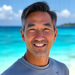 沖縄のGTフィッシングガイド、佐藤氏のポートレート