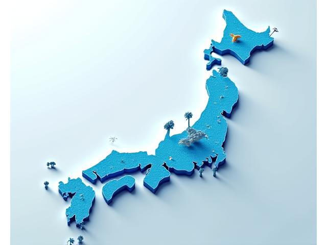 日本地図上に都市部の釣りスポットがハイライトされたインタラクティブな地図イメージ